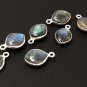 7 Pcs Labradorite Gemstone Charms; SterlinJewelry Making Jewelry Supplies 15.5x10mm Default Title