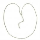 8X113 - Silver Brass Chain with No Stone