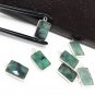 9 Pcs EmeraldSterling Silver Charms for DIY Jewelry Making May Birthstone 17.5X10mm Default Title