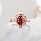 925 silver beloved collection red tourmaline ring red