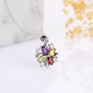925 silver four color Pendant Multicolor