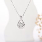 925 silver precious luxury Diamond Pendant white