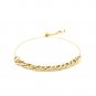 Adjustable Chain Bracelet in 14k Yellow Gold