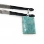 Amazonite; Amazonite Pendant; GemstNatural Gemstone Pendant Blue Pendant 41.25x22mm Default Title