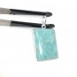 Amazonite; Amazonite Pendant; GemstNatural Gemstone Pendant Blue Pendant 41.25x22mm Default Title