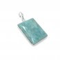 Amazonite; Amazonite Pendant; GemstNatural Gemstone Pendant Blue Pendant 41.25x22mm Default Title