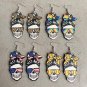 American National Day Women's Skull Wooden Earrings 1