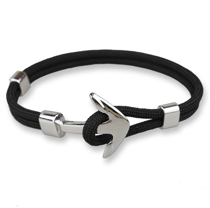 Anchor Bracelet Umbrella Black Pirate Anchor Hand Strap Gift B7