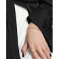 Asymmetry Rope Curb Puffed Gucci Chain Sunflower 925 Sterling Silver Bracelet Silver