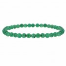 Aventurine Green Stone 4mm Bead Beaded Stretch Bracelet B9076AV