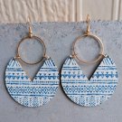 Bohemian Geometric Stripe Panel Women's Drop Earrings 1