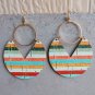 Bohemian Geometric Stripe Panel Women's Drop Earrings 2