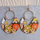 Bohemian Geometric Stripe Panel Women's Drop Earrings 3