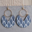 Bohemian Geometric Stripe Panel Women's Drop Earrings 4