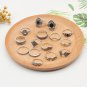 Bohemian Retro Geometric Lotus Sunflower Combination Ring Set of 15 1146