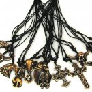 Bone Necklace Cross Set of 12 0126-2946