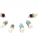 Bracelet Charms; Jewelry Making; Pearl Charm; BeaCrystal Charms Charms Bulk 2 Pcs Metallic Silver