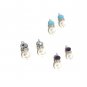 Bracelet Charms; Jewelry Making; Pearl Charm; BeaCrystal Charms Charms Bulk 2 Pcs Metallic Silver