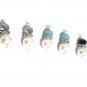 Bracelet Charms; Jewelry Making; Pearl Charm; BeaCrystal Charms Charms Bulk 2 Pcs Metallic Silver