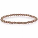Brown Cats Eye Beaded Stretch Bracelet B6031BN