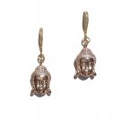 Buddha Earrings; Religious Jewelry; Buddha Jewelry Rose Gold Buddha Spiritual Gift Default Title