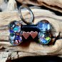 Calming Dog Charms EMF 5G Protection Dog Bone over 25 pounds Chakra Crystals Orgone