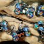 Calming Dog Charms EMF 5G Protection Dog Bone over 25 pounds Chakra Crystals Sun Moon