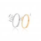 Casual Cute Mini Crown 925 Sterling Silver Adjustable Ring Silver
