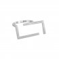 Casual Geometry Hollow Rectangle 925 Sterling Silver Adjustable Ring Silver