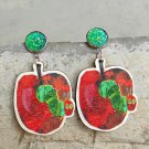 Caterpillar Growth Colorful Butterfly Earrings 2