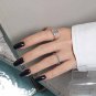 Classic Beads 925 Sterling Silver Adjustable Ring Yellow Gold