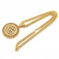 Costume Gold Chain for Men Hip Hop Diamond Dollar Pendant Necklace Golden