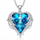 Crystal Necklaces Mothers Day Gifts Anniversary Birthday Gifts for Her blue