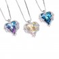 Crystal Necklaces Mothers Day Gifts Anniversary Birthday Gifts for Her blue