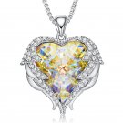 Crystal Necklaces Mothers Day Gifts Anniversary Birthday Gifts for Her green