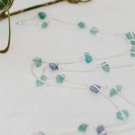 Crystal Points Chain Necklace - FINAL SALE black
