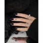 Cute Bones Irregular 925 Sterling Silver Adjustable Ring Rhodium