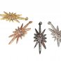 CZ Micro Pave North Star Charm; Pave Charms; Jewelry FindBulk Charms 53.4x17.1x3mm 1 Pc Rose gold