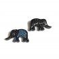 CZ Micro Pave Turquoise ElephantJewelry Findings for Jewelry Making Bulk Beads 18.5x11x4.5mm Gold