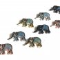 CZ Micro Pave Turquoise EleJewelry Findings for Jewelry Making Bulk Beads 18.5x11x4.5mm Rose gold