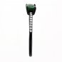 DA010 - IP Black(Ion Plating) Stainless Steel Ring with AAA Grade CZ in Emerald