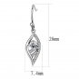 DA178 - High polished (no plating) Stainless Steel Earrings with AAA Grade CZ in Clear Default Title