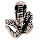 Detailed Cobra Stainless Steel Polished Ring - SCR3028