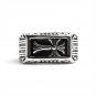 Detailed Cross Stainless Steel Ring - SCR2220