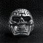 Detailed Skull Stainless Steel Ring - SCR4051