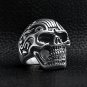 Detailed Skull Stainless Steel Ring - SCR4051