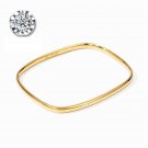 Diamond Bracelet Titanium Steel Diamond Square Bracelet golden