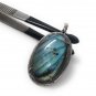 Diamond Pendant; LGemstone Jewelry Sterling Silver Pendant Gemstone Diamond Pendant Default Title