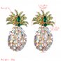 Diamond Pineapple Acrylic Earrings AB color