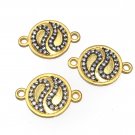 Disc Connector; Gold Connector; Bracelet ConnectoDIY Jewelry Disc Charm DIY Jewelry Default Title